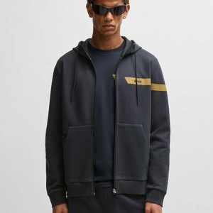 Zip-up sweatshirt - dark blue two Zip-up sweatshirt - dark blue two