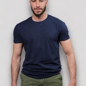 MADE IN FRANCE - Basic T-shirt - navy MADE IN FRANCE - Basic T-shirt - navy