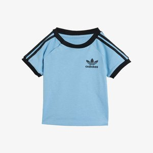 3-STRIPES - Print T-shirt - ash blue 3-STRIPES - Print T-shirt - ash blue