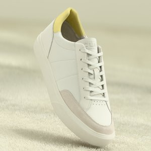 MONROE UNISEX - Trainers - white/yellow MONROE UNISEX - Trainers - white/yellow