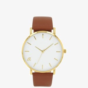 QUARZ FÜR UND UNISEX - Watch - gold coloured