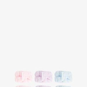 BRUSHWORKS PASTEL MICROFIBRE WRIST WASH BANDS - 3 PAIRS - Bath & body BRUSHWORKS PASTEL MICROFIBRE WRIST WASH BANDS - 3 PAIRS - Bath & body