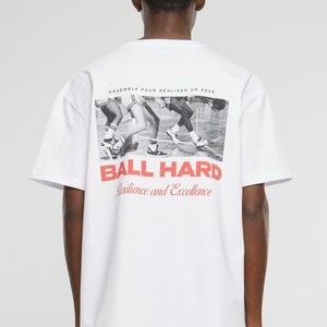 BALL HARD HEAVY - Print T-shirt - white BALL HARD HEAVY - Print T-shirt - white