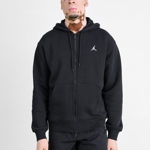 Zip-up sweatshirt - black/white Zip-up sweatshirt - black/white
