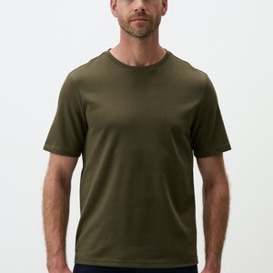 Basic T-shirt - khaki Basic T-shirt - khaki