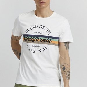 BHADAMUS - Print T-shirt - snow white BHADAMUS - Print T-shirt - snow white