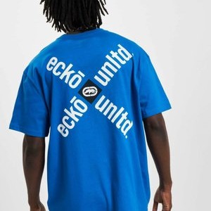 Print T-shirt - blue Print T-shirt - blue