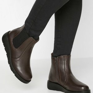 CHELSEA IN WIDE EXTRA FIT - Ankle boots - brown CHELSEA IN WIDE EXTRA FIT - Ankle boots - brown