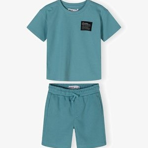 2 PIECES SUMMER SET - Tracksuit bottoms - dark blue