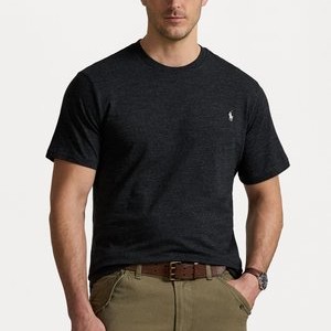 JERSEY CREWNECK T-SHIRT - Basic T-shirt - black marl heather JERSEY CREWNECK T-SHIRT - Basic T-shirt - black marl heather