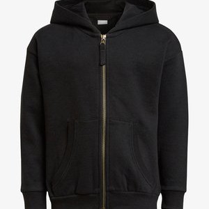 Zip-up sweatshirt - black Zip-up sweatshirt - black