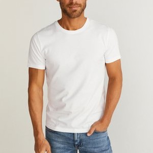 AIDAN - Basic T-shirt - white AIDAN - Basic T-shirt - white
