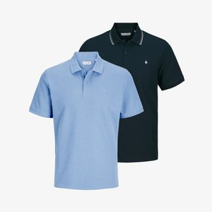 2ER PACK - Polo shirt - dunkelblau   hellblau 2ER PACK - Polo shirt - dunkelblau   hellblau