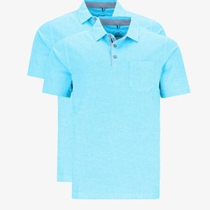 2ER PACK STAY FRESH  - Polo shirt - hellblau 2ER PACK STAY FRESH  - Polo shirt - hellblau