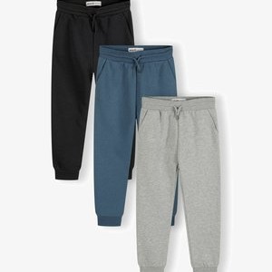 3 PACK CLASSIC - Tracksuit bottoms - navy/blue/grey