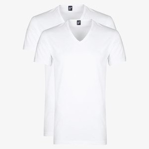 2 PACK - Basic T-shirt - wit 2 PACK - Basic T-shirt - wit