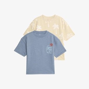 2 PACK EMBROIDERED - Print T-shirt - multi