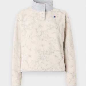 ARISTIDE - Fleece jumper - ecru/grey shadow ARISTIDE - Fleece jumper - ecru/grey shadow