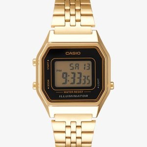 Digital watch - gold-coloured/black Digital watch - gold-coloured/black