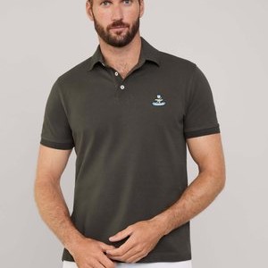 BIRDIE PIMA - Polo shirt - khaki green BIRDIE PIMA - Polo shirt - khaki green