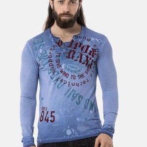LANGARM - Long sleeved top - blue LANGARM - Long sleeved top - blue