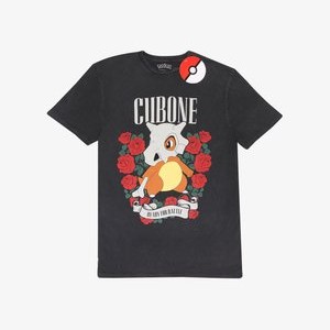POKÉMON CUBONE - Print T-shirt - acid washed black POKÉMON CUBONE - Print T-shirt - acid washed black