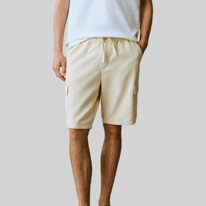 BERMUDA - Cargo trousers - beige BERMUDA - Cargo trousers - beige