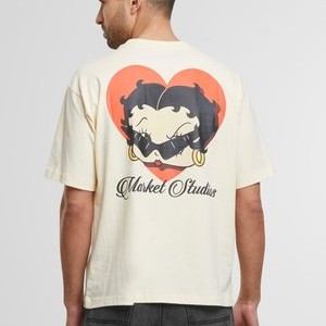 BETTY BOOP SWEETHEART - Print T-shirt - buttercream BETTY BOOP SWEETHEART - Print T-shirt - buttercream