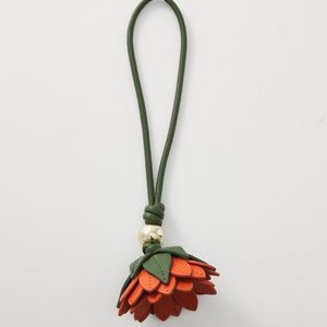 ALLEGRA FLOWER CHARM - Keyring - orange ALLEGRA FLOWER CHARM - Keyring - orange