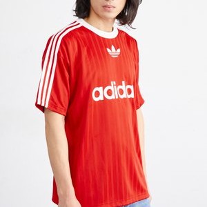 ADICOLOR - Print T-shirt - better scarlet/white ADICOLOR - Print T-shirt - better scarlet/white