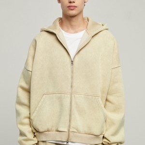 Zip-up sweatshirt - unionbeige Zip-up sweatshirt - unionbeige