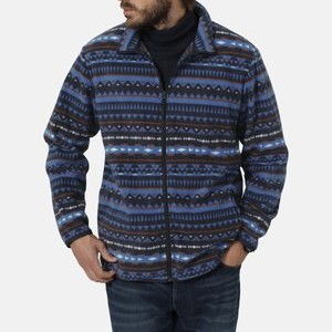 BELLAZARI - Zip-up sweatshirt - dunkelblau gemustert BELLAZARI - Zip-up sweatshirt - dunkelblau gemustert