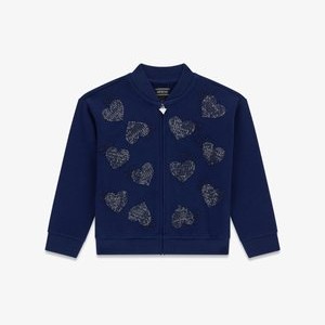 Zip-up sweatshirt - blau