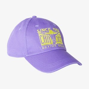 MIT JUMPER PRINT - Cap - chalk violet MIT JUMPER PRINT - Cap - chalk violet
