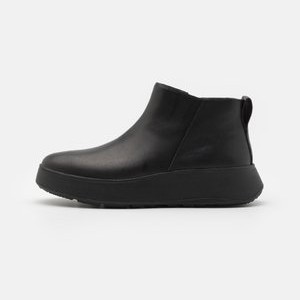 FLATFORM ZIP - Platform ankle boots - all black FLATFORM ZIP - Platform ankle boots - all black