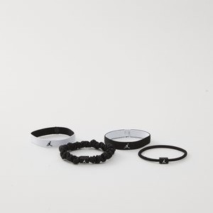 SPORT MIXED WIDTH HAIR TIES 8 PACK - Other accessories - white/black SPORT MIXED WIDTH HAIR TIES 8 PACK - Other accessories - white/black