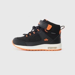 ALAIN UNISEX - High-top trainers - black/orange ALAIN UNISEX - High-top trainers - black/orange