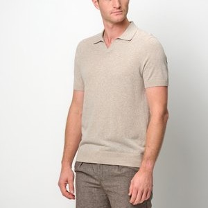 SHORT SLEEVE - Polo shirt - beige SHORT SLEEVE - Polo shirt - beige