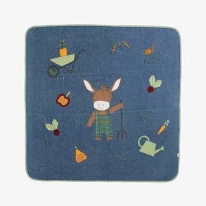BADETUCH 100 X 100 CM EMMILIUS - Bath towel - mid blue BADETUCH 100 X 100 CM EMMILIUS - Bath towel - mid blue