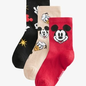 3 PACK - REGULAR FIT - Socks - mickey mouse red white black