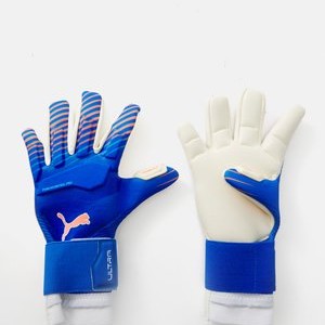 ULTRA ULTIMATE HYBRID UNISEX - Goalkeeping gloves - ultra blue/glowing red ULTRA ULTIMATE HYBRID UNISEX - Goalkeeping gloves - ultra blue/glowing red
