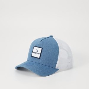 ALPHA BLOCK UNISEX - Cap - denim/white ALPHA BLOCK UNISEX - Cap - denim/white