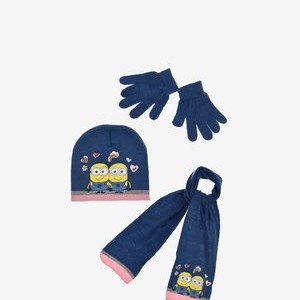 SET 3 TLG - Scarf - dunkel blau SET 3 TLG - Scarf - dunkel blau
