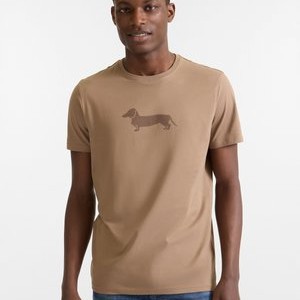 CON LOGO - Print T-shirt - marrone screziato CON LOGO - Print T-shirt - marrone screziato