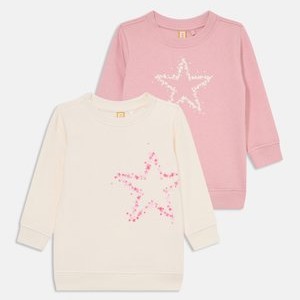 2 PACK - Sweatshirt - light pink/white