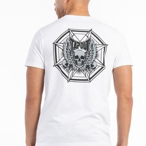 NORMALE PASSFORM OCTAGON - Print T-shirt - white black NORMALE PASSFORM OCTAGON - Print T-shirt - white black