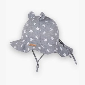 NACKENSCHUTZ UNISEX - Hat - grey/white NACKENSCHUTZ UNISEX - Hat - grey/white