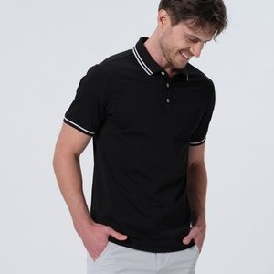 ALBERGA - Polo shirt - schwarz ALBERGA - Polo shirt - schwarz