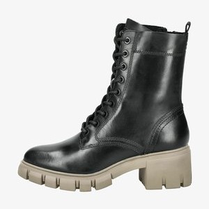 Platform ankle boots - black comb