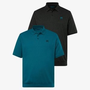 2ER-PACK BAUCHFIT HALBARM - Polo shirt - smoke blue 2ER-PACK BAUCHFIT HALBARM - Polo shirt - smoke blue